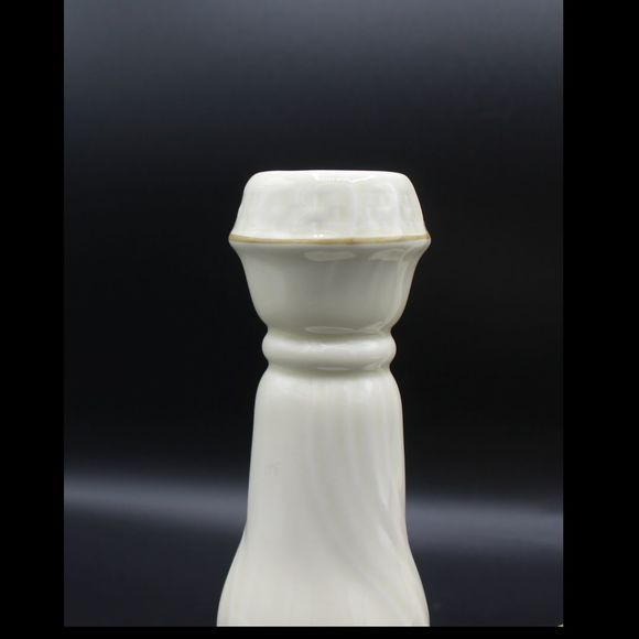 Vintage Ivory Porcelain Mikasa Tivoli D1000 Candle Holders Candlesticks 7" Pair - Picture 7 of 9